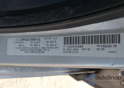 2010 Chrysler Sebring Touring из США, поврежденный, VIN 1C3CC4FB1AN183809